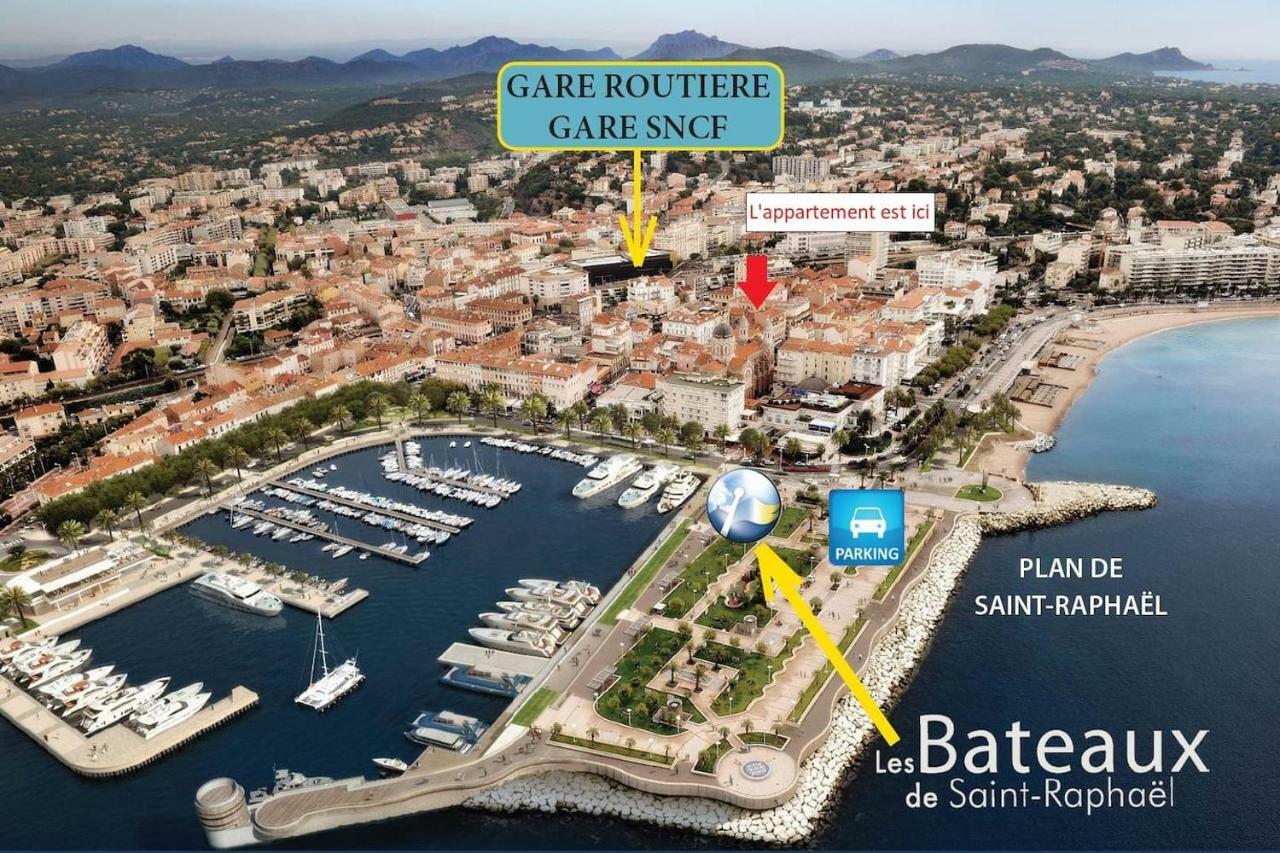 F3 Plein Centre Plage A 50 M Saint-Raphaël 外观 照片